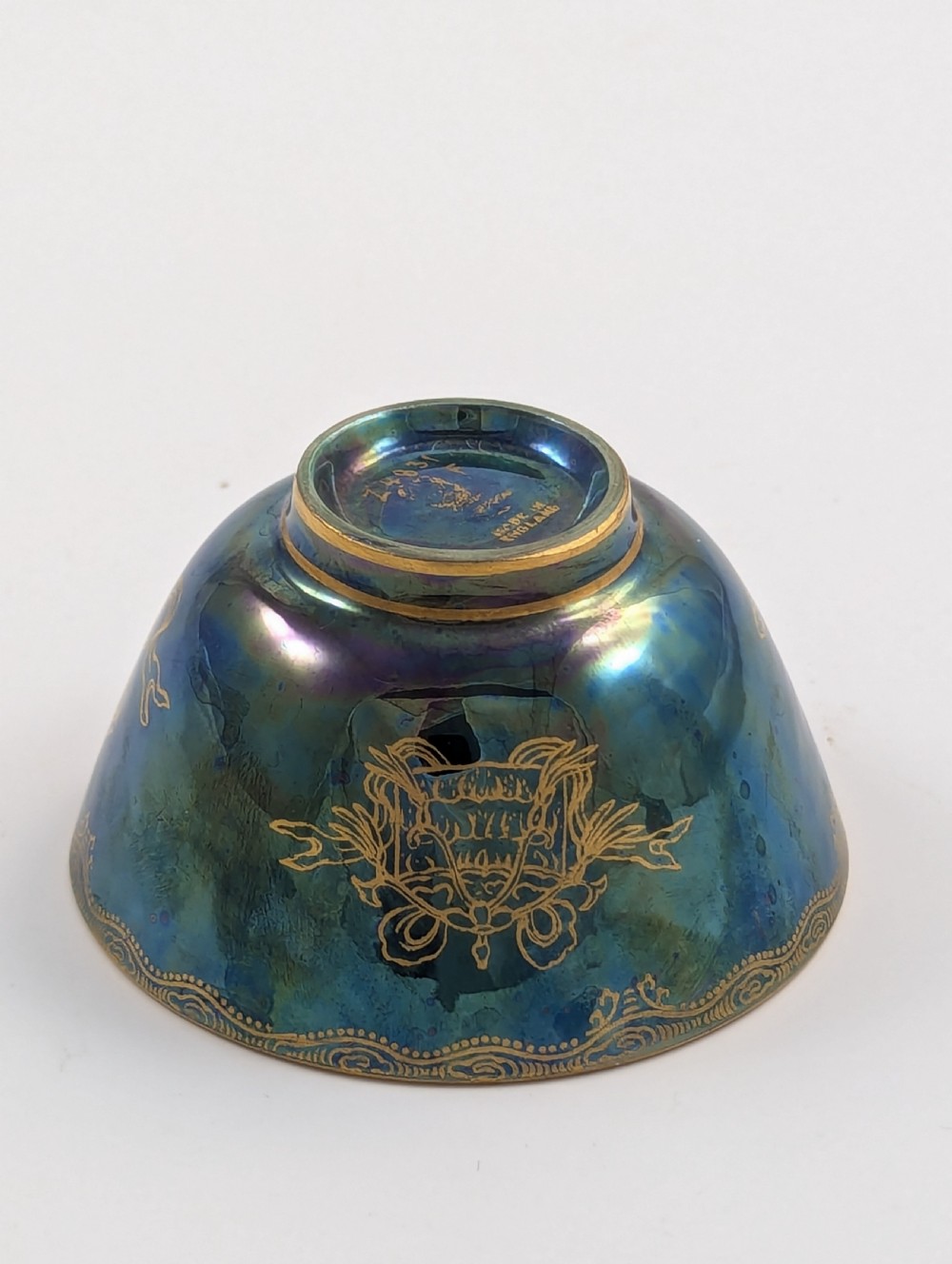 Daisy Makeig-Jones Mottled Blue Lustre Bowl, Wedgwood, c. 1915 View VIII