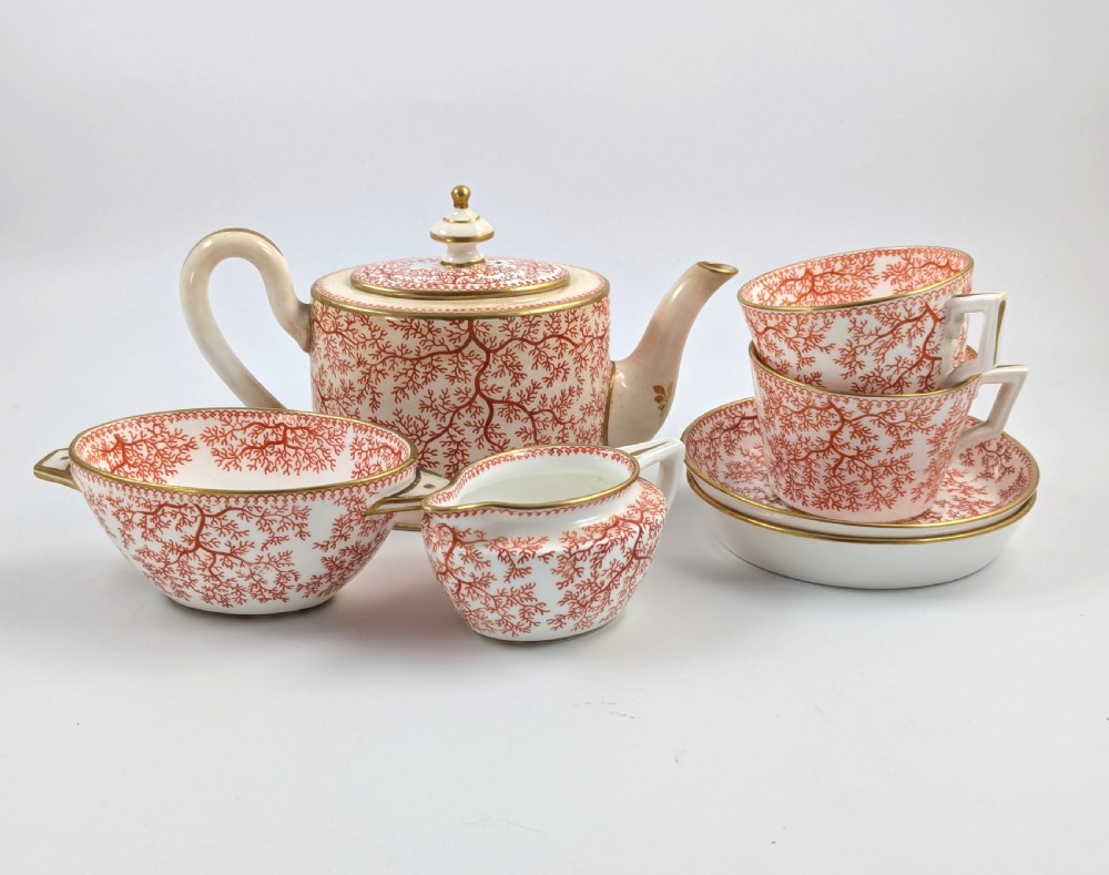 Antique Minton’s Porcelain Duet Tea Set, c. 1891