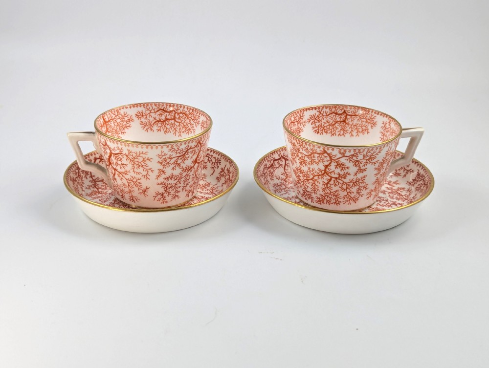 Antique Minton’s Porcelain Duet Tea Set, c. 1891 View IX