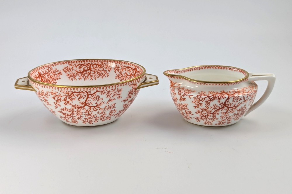 Antique Minton’s Porcelain Duet Tea Set, c. 1891 View XVIII