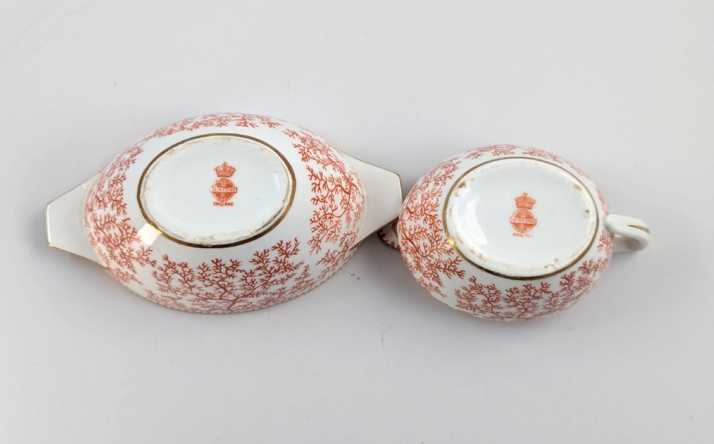 Antique Minton’s Porcelain Duet Tea Set, c. 1891 View XX