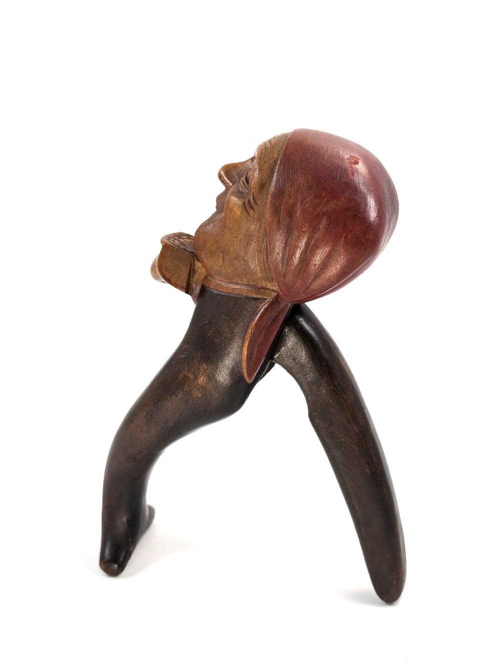 Antique Black Forest Carved Wood Nut Crackers View III