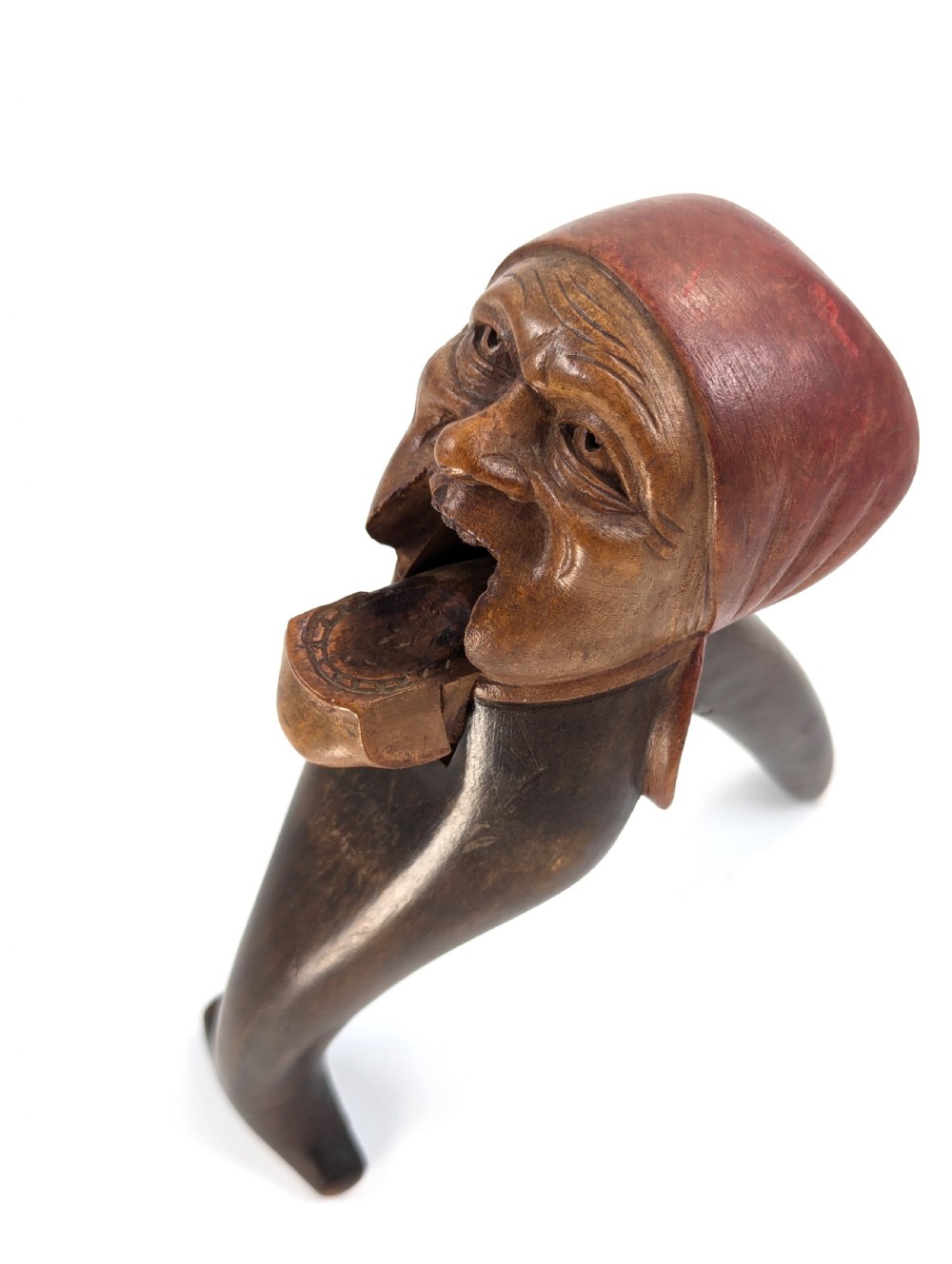 Antique Black Forest Carved Wood Nut Crackers View XII
