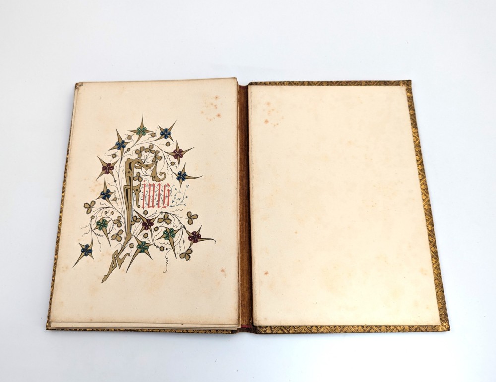 Antique book “The Song of Songs, Which is Solomon's”, illuminated by Owen Jones, 1849 View XVI