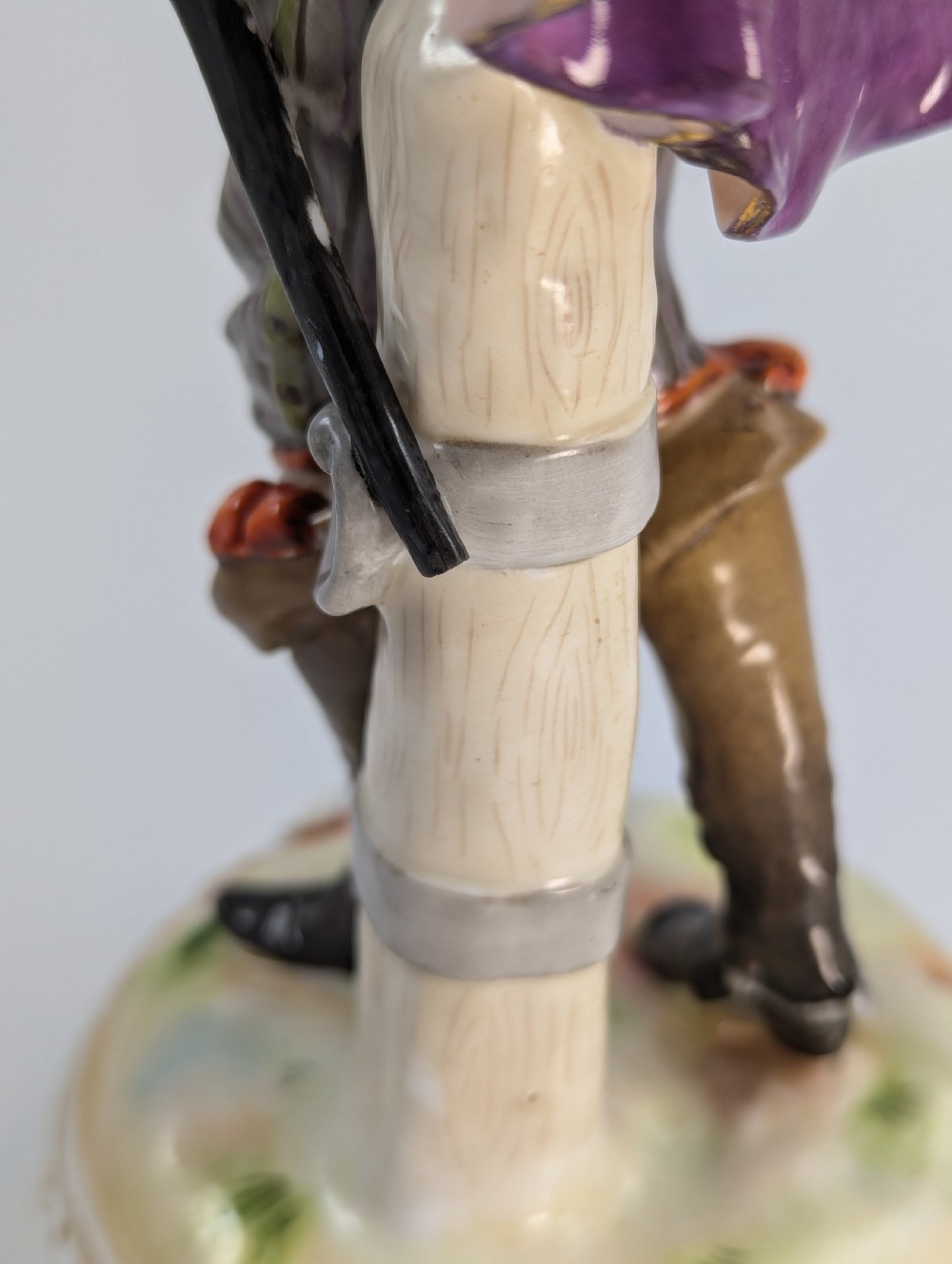 Antique Porcelain Figurine, Hand-Painted, 19th Century View XI