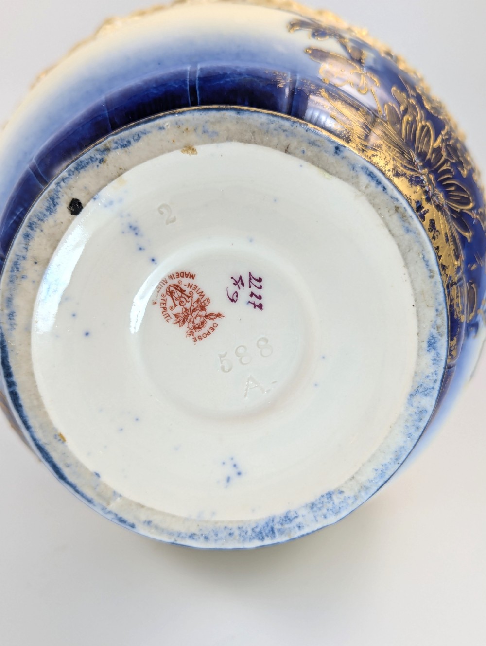 Antique Porcelain Hand Painted Vases by Ernst Wahliss , c.1910. View XII
