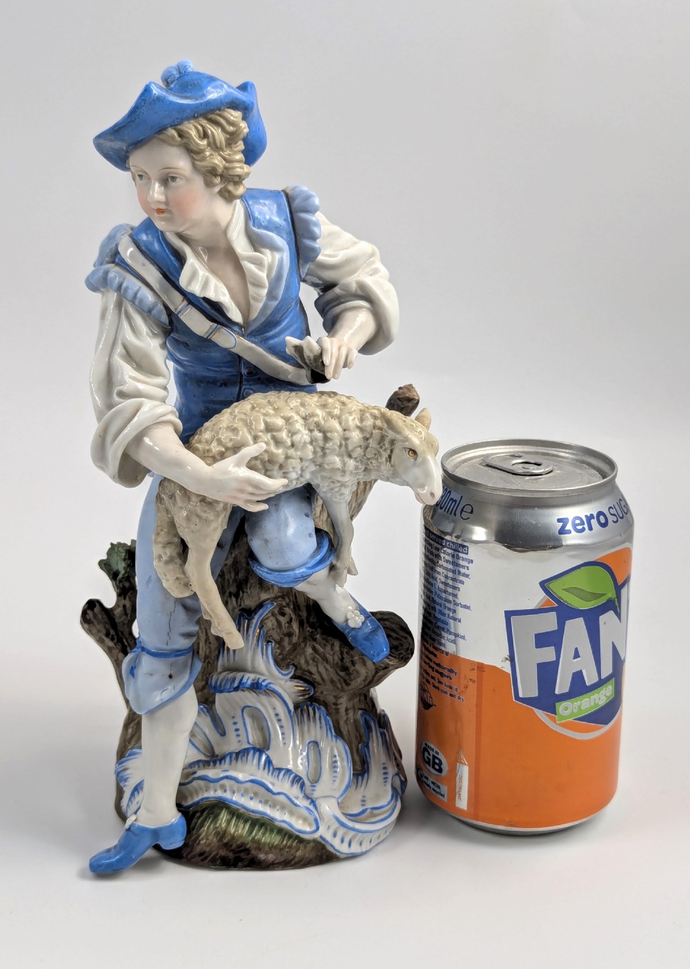 Antique porcelain figurine , Joseph Gaspard Robert,  18th c. View XI