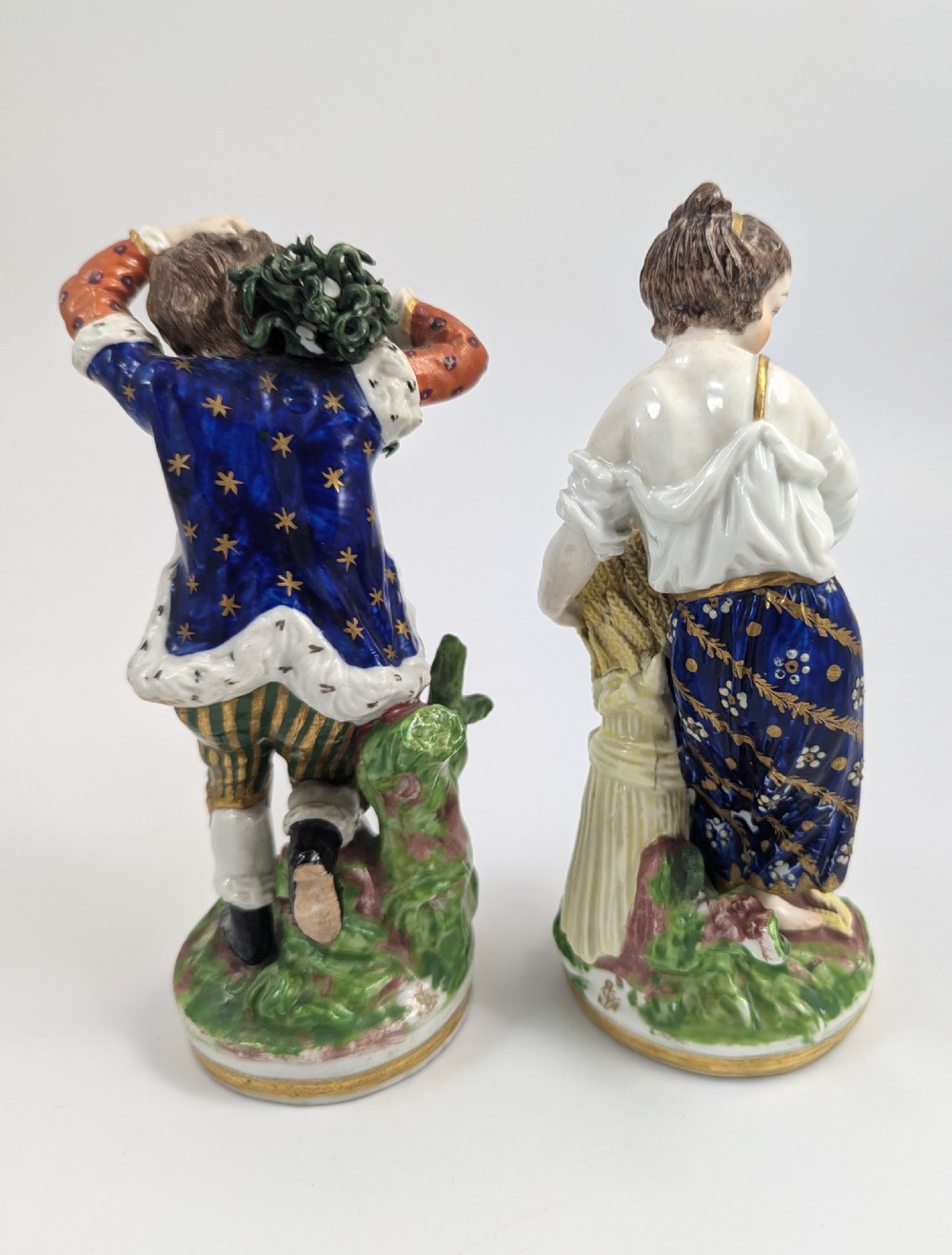 Porcelain Figurines - Seasons Allegorical, Chelsea-Derby, c. 1770 View III