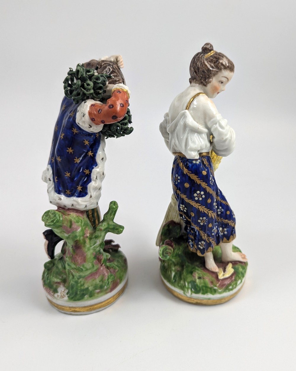 Porcelain Figurines - Seasons Allegorical, Chelsea-Derby, c. 1770 View V