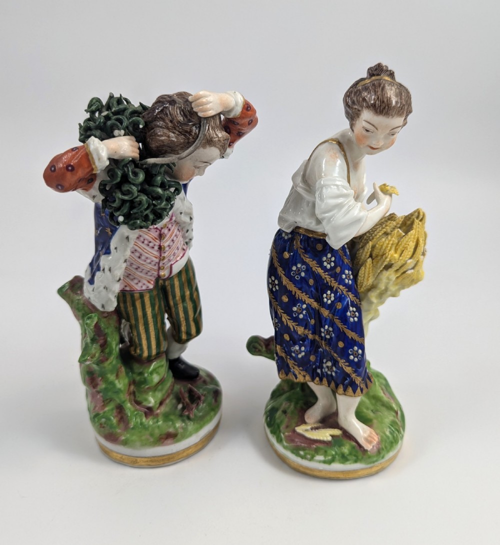 Porcelain Figurines - Seasons Allegorical, Chelsea-Derby, c. 1770 View VI