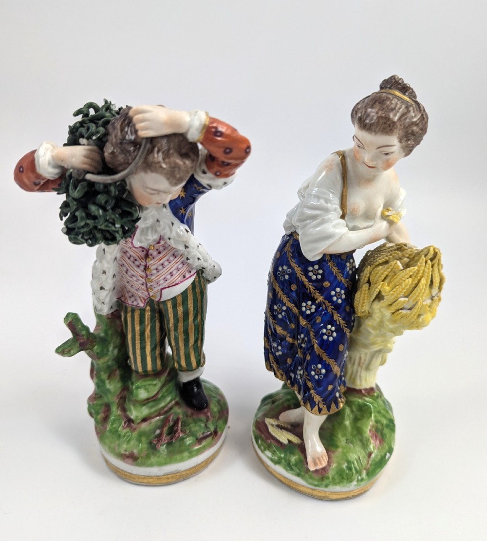 Porcelain Figurines - Seasons Allegorical, Chelsea-Derby, c. 1770 View VII