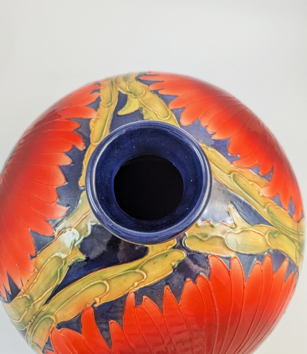 Large Ceramic Vase, Signed by William Moorcroft, 1913 View VII