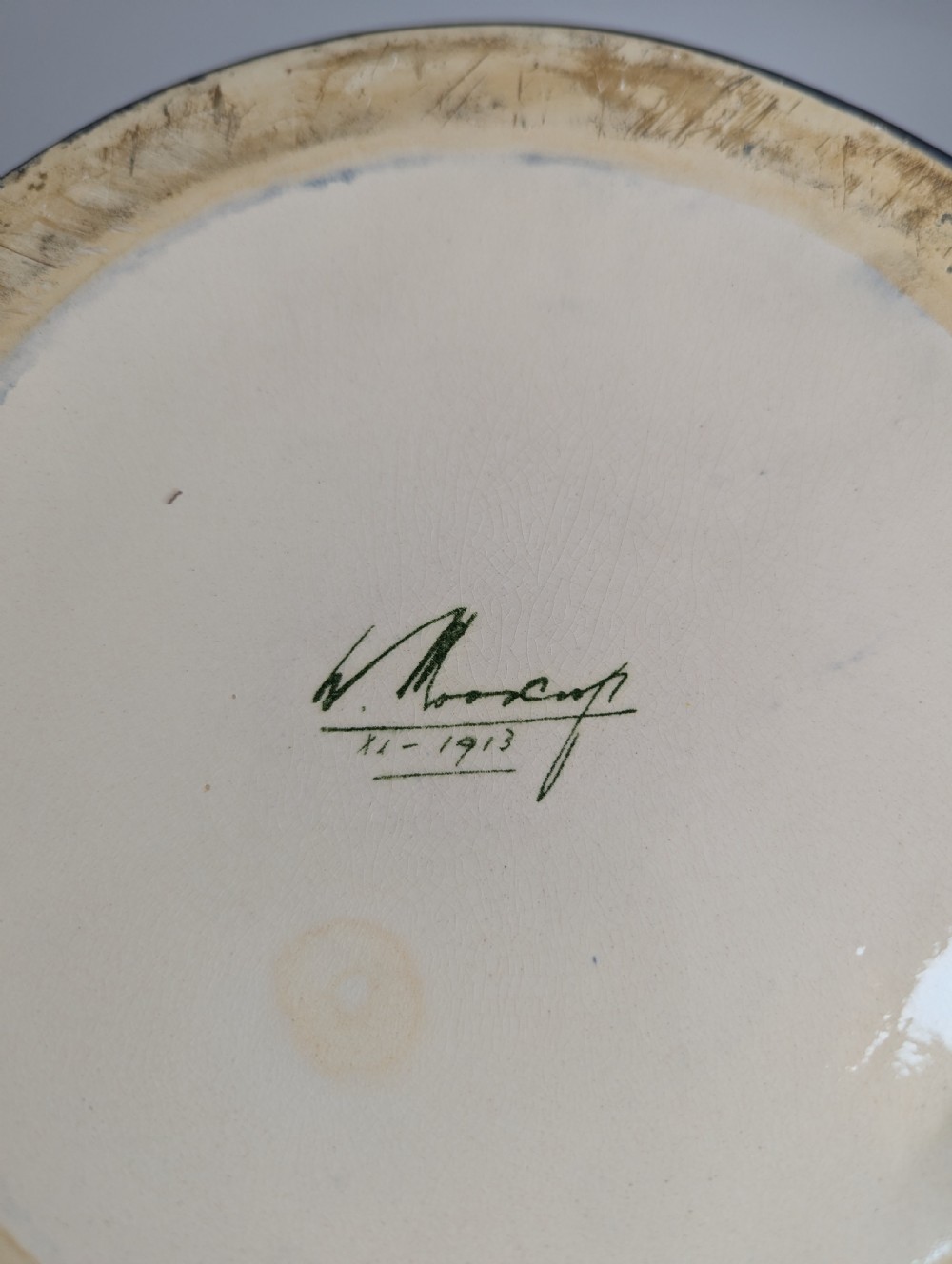 Large Ceramic Vase, Signed by William Moorcroft, 1913 View X