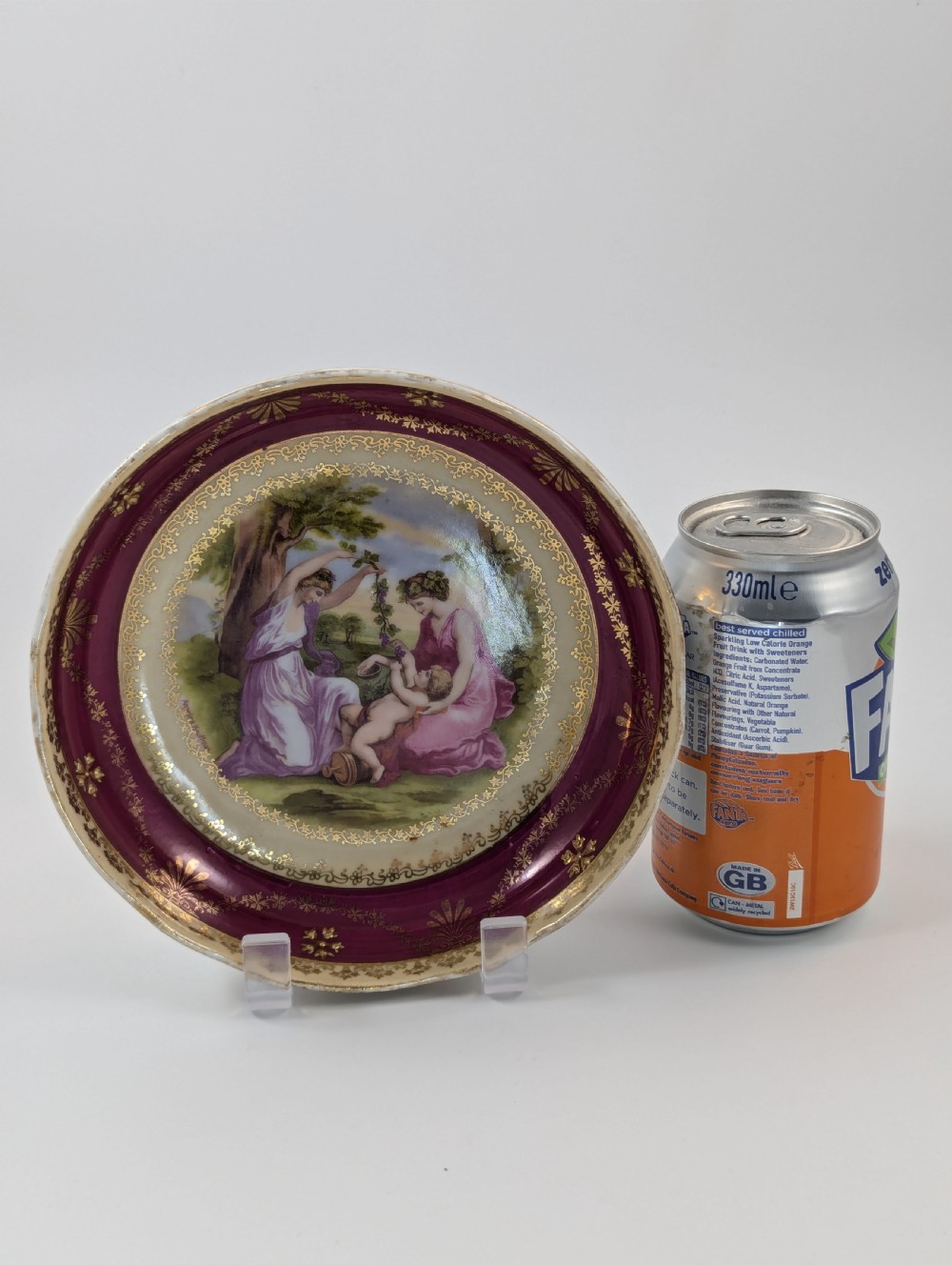 Antique Porcelain  Plate, Beyer and Bock, Volkstedt - Rudolstadt, c.1905. View III