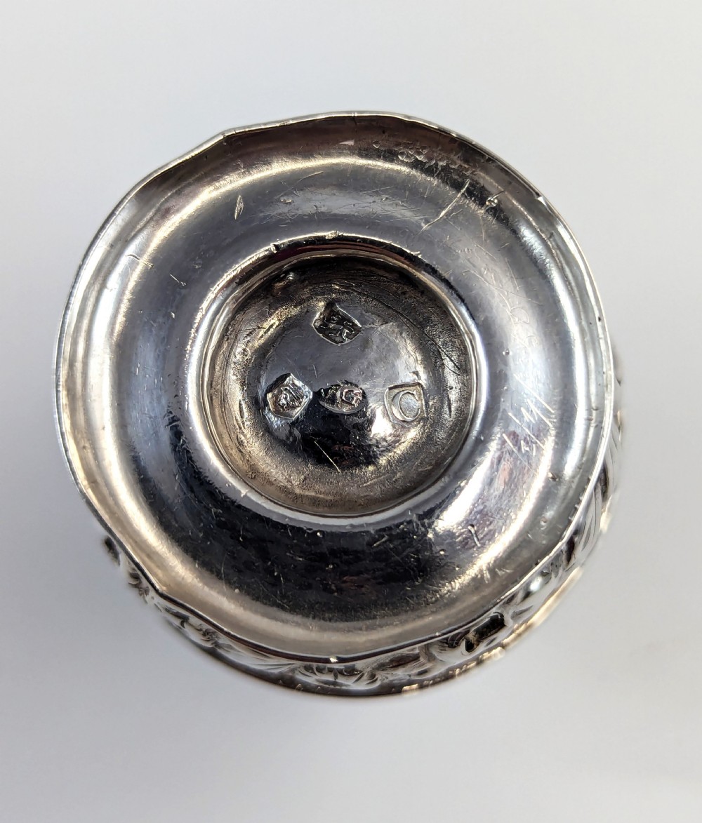 Antique Silver Sugar Caster, George II, 1738 – Very Rare View IX