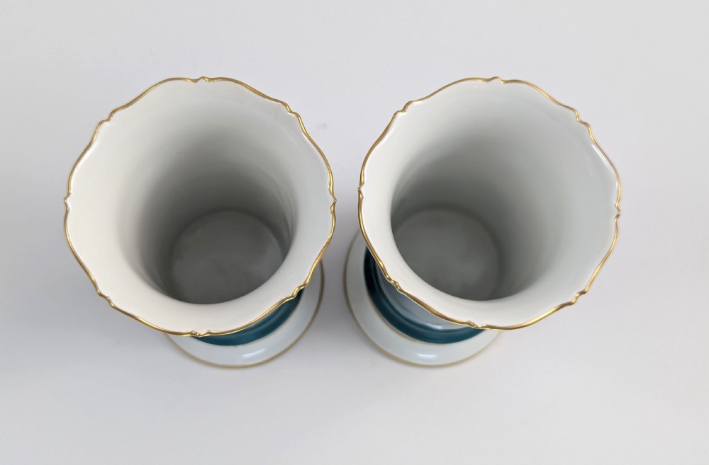 Antique Meissen  Porcelain Spill Vases, 19th . View V