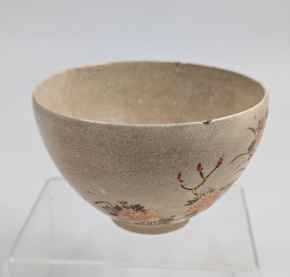 Japanese Tea Bowl (Chawan), Ninsei Kyo-ware Style, Late Edo Period (1800–1849) View VI
