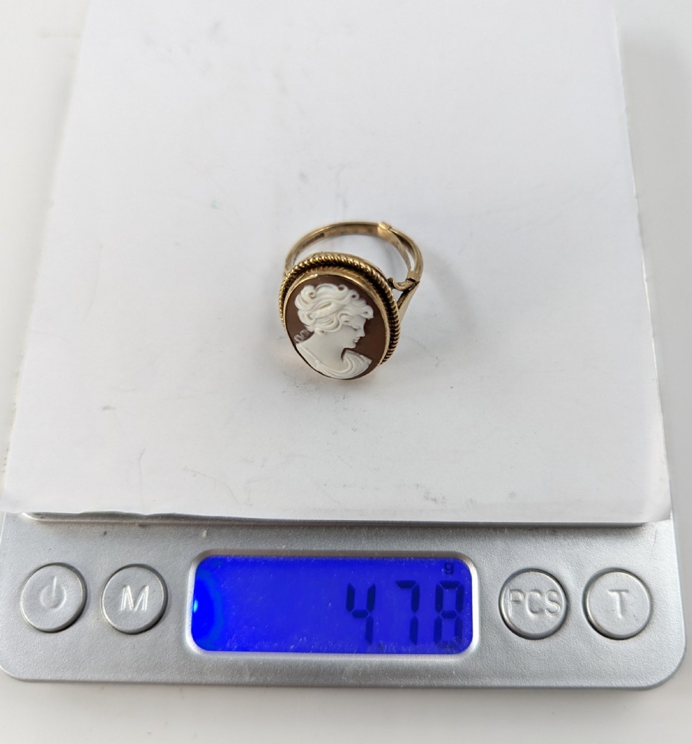  Gold Cameo Ring, 1914. View XII