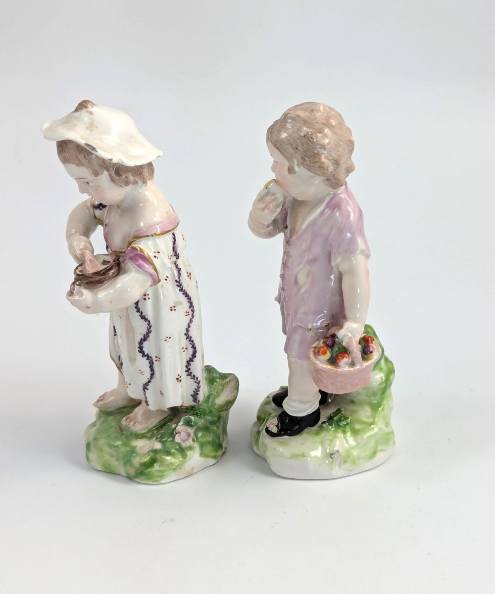 Derby soft-paste porcelain rare figurines 