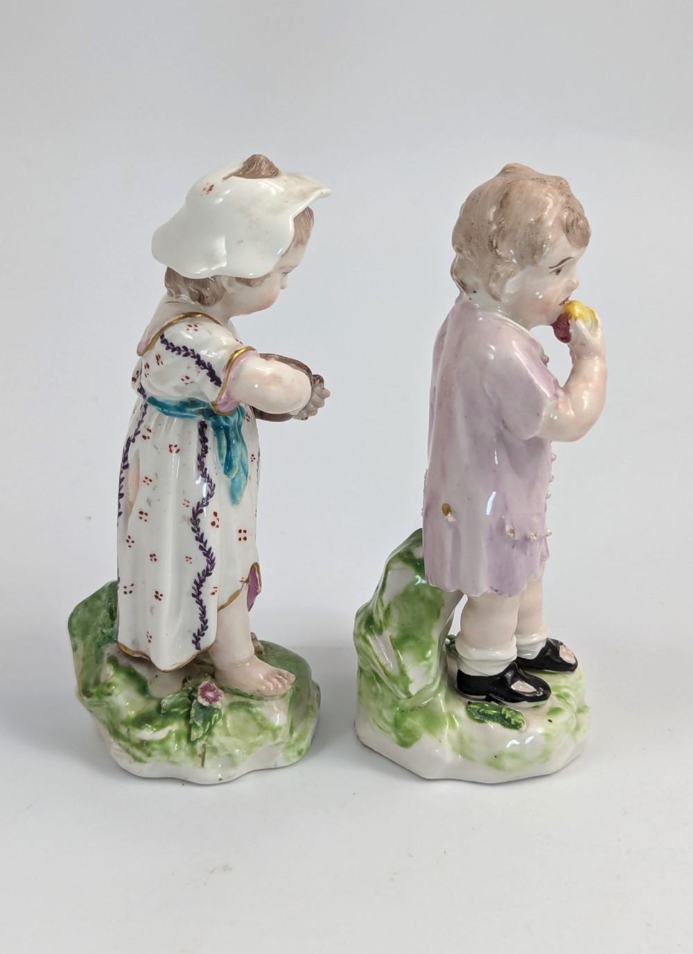 Derby soft-paste porcelain rare figurines 