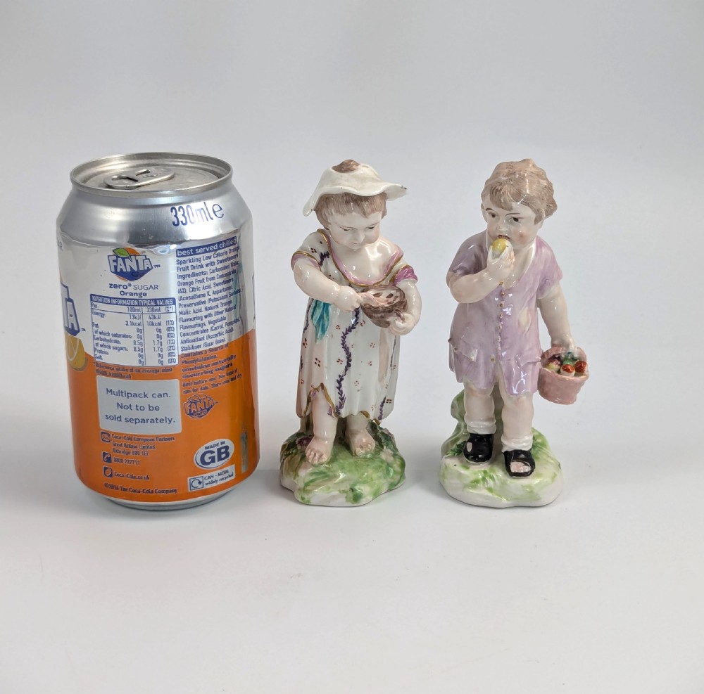 Derby soft-paste porcelain rare figurines 