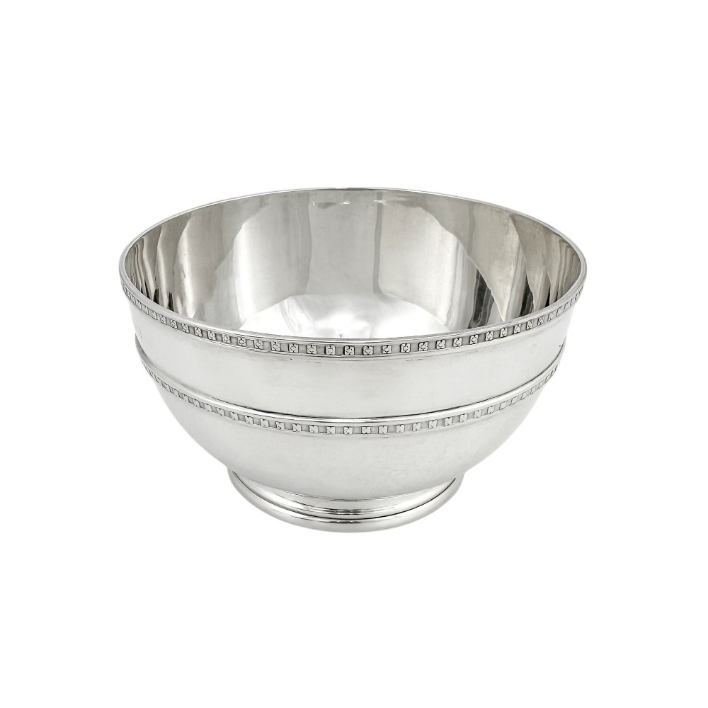 Heavy sterling silver sugar basin /bowl ,210g  ,925 silver
