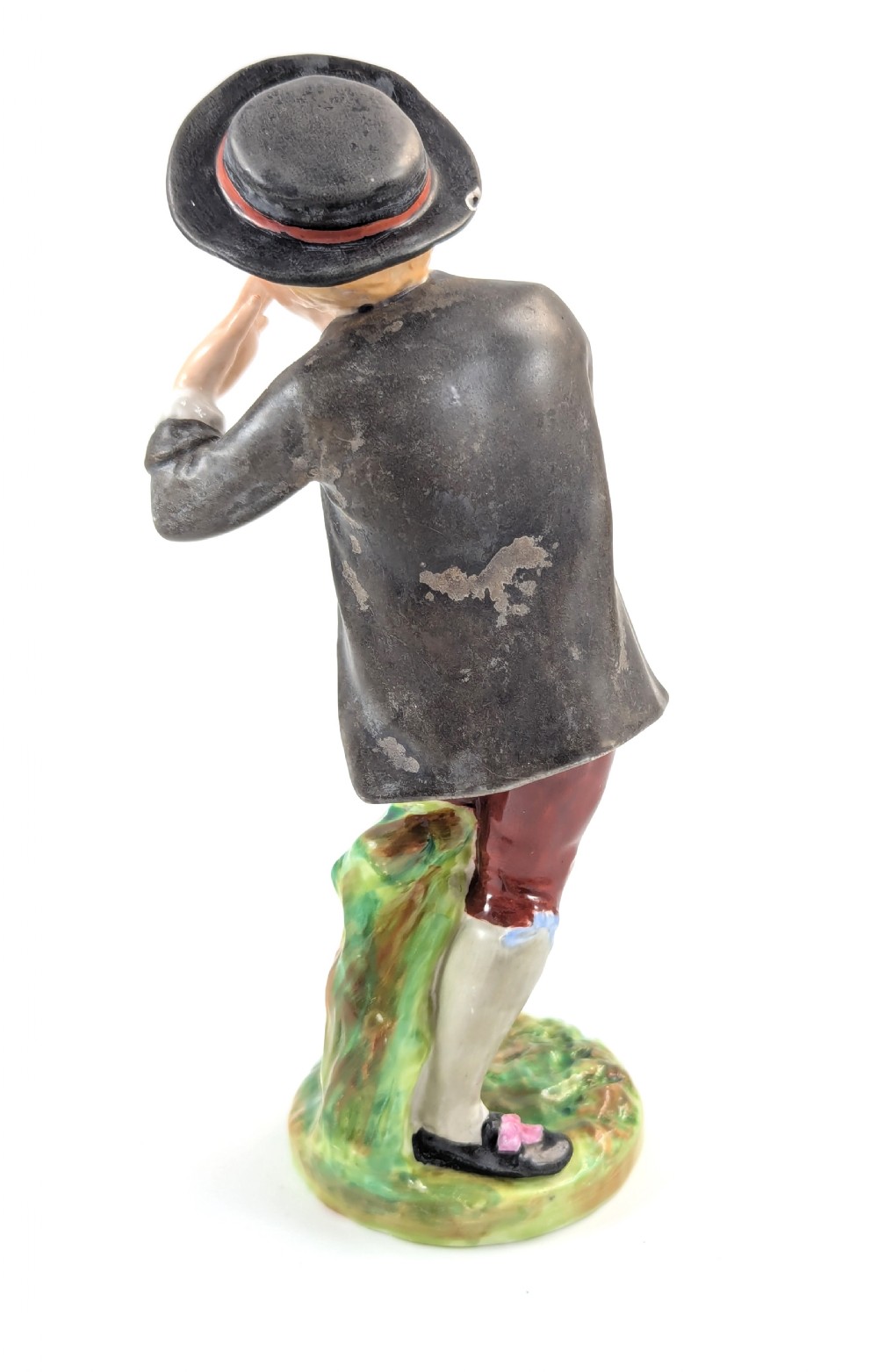 Very Rare Porcelain Figurine of a Boy, Crown Derby, 1880 View II