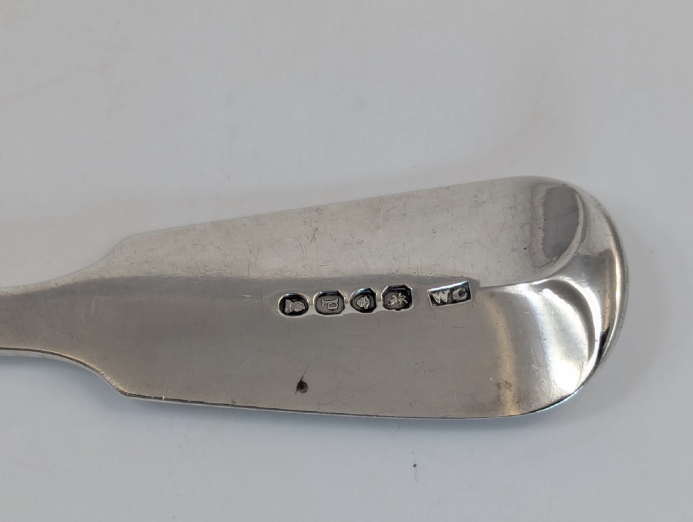 Silver Fish Knife William IV, London, 1830. View VI