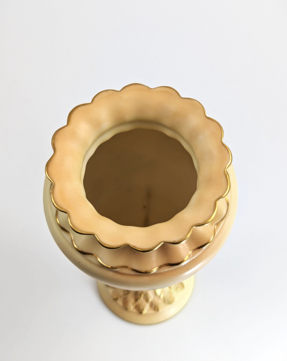 Rare Royal Worcester Vase with Eagle Claw Base View IX