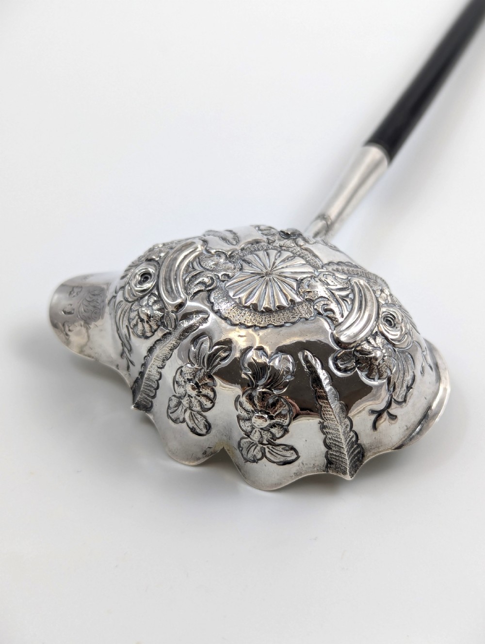 George II Silver toddy/ punch ladle , William Kersill, London ,1759. View IV