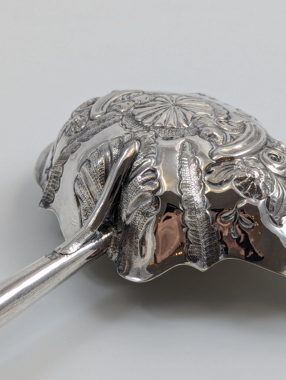 George II Silver toddy/ punch ladle , William Kersill, London ,1759. View VI