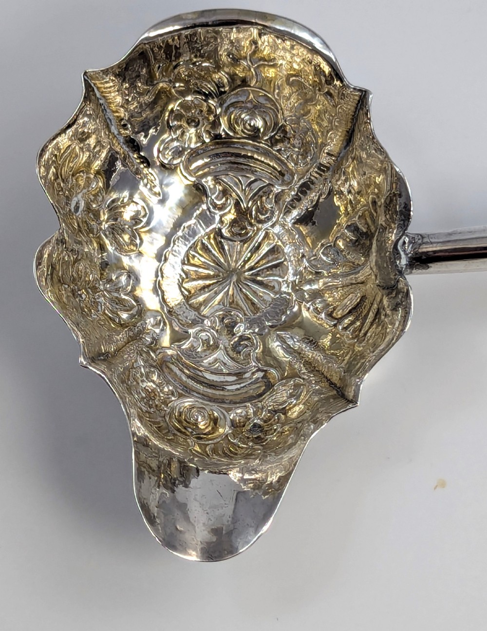 George II Silver toddy/ punch ladle , William Kersill, London ,1759. View VII