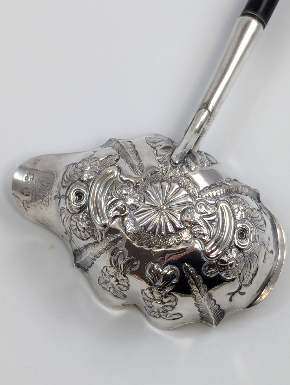 George II Silver toddy/ punch ladle , William Kersill, London ,1759. View VIII
