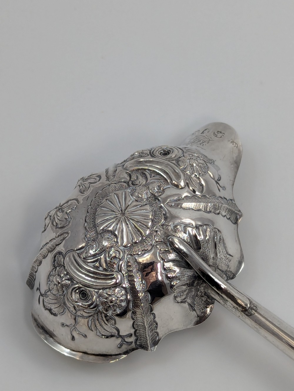George II Silver toddy/ punch ladle , William Kersill, London ,1759. View IX
