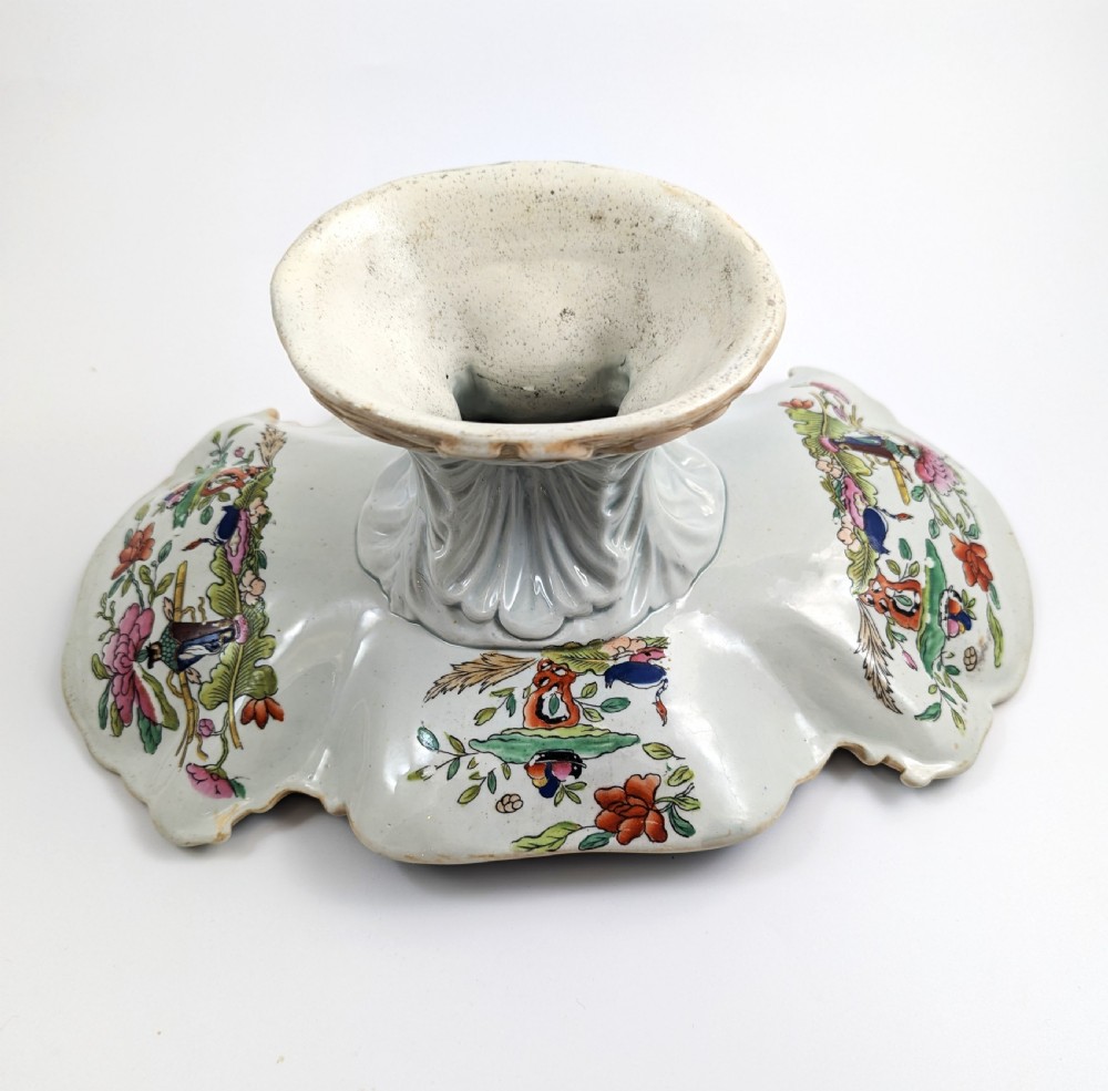 Rare Mason's Ironstone Dessert Centerpiece, 1818-1825 View VIII