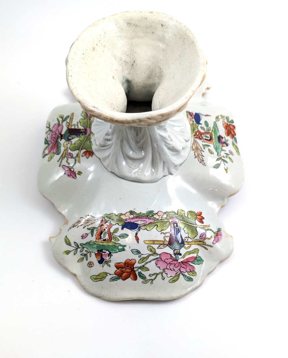 Rare Mason's Ironstone Dessert Centerpiece, 1818-1825 View XI