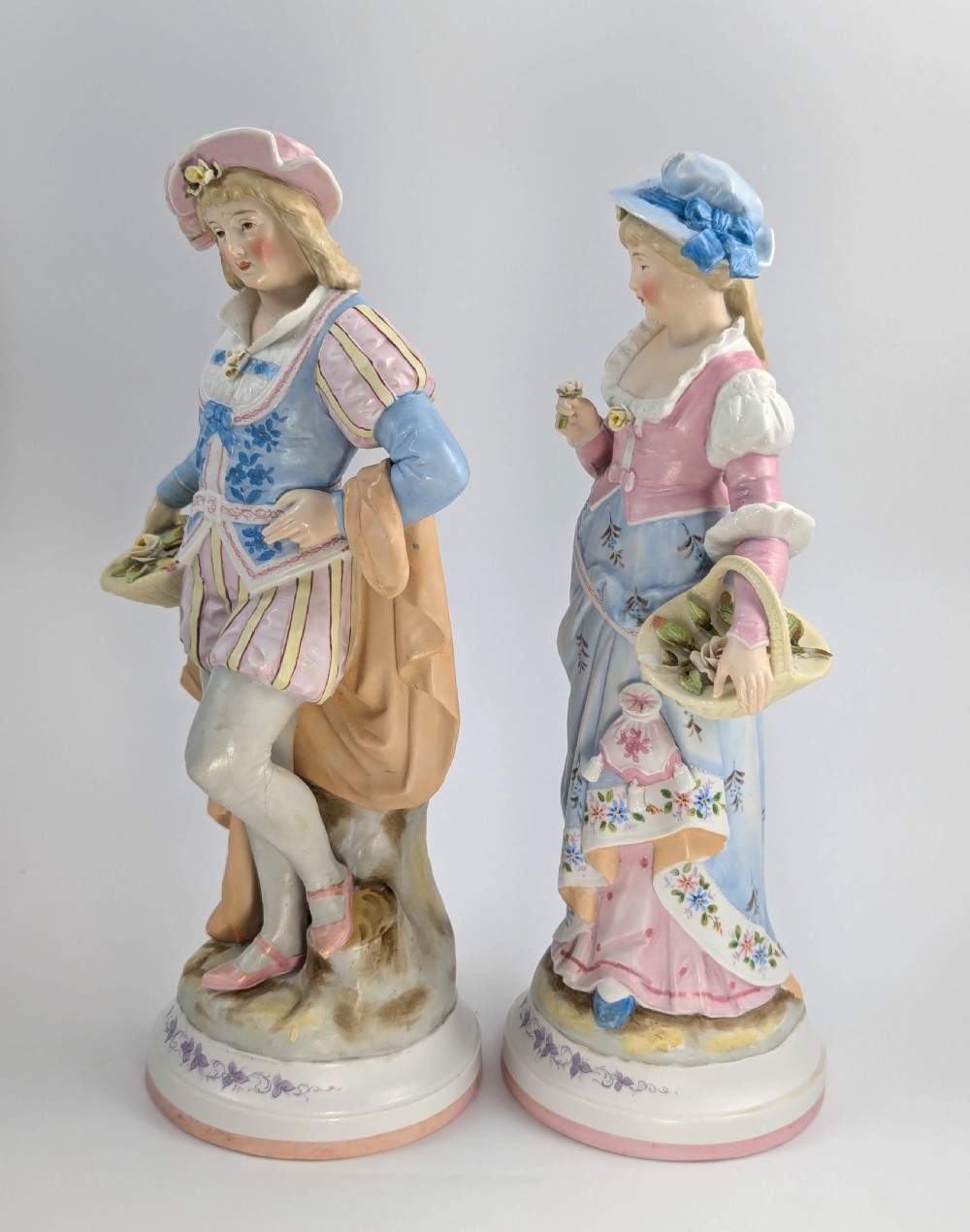 Conta & Boehme large figures of Gardeners, Late 19th Century View II