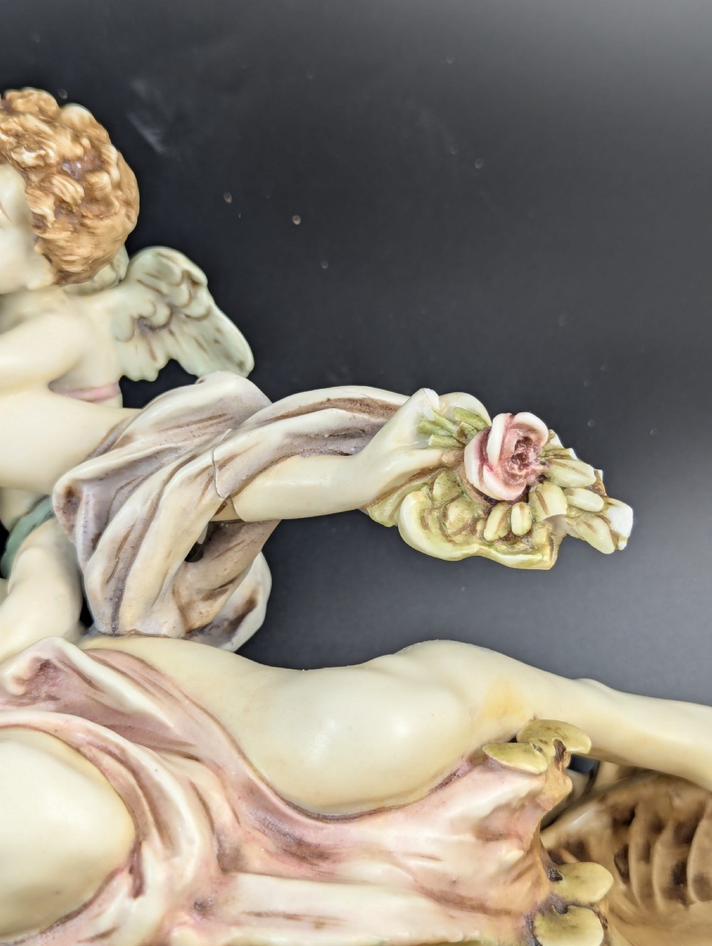Art Nouveau Amphora Porcelain Figural Bowl with maiden and cherub, c. 1897 View XIX