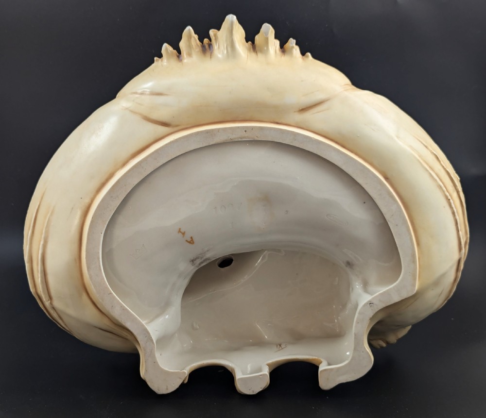 Art Nouveau Amphora Porcelain Figural Bowl with maiden and cherub, c. 1897 View XX