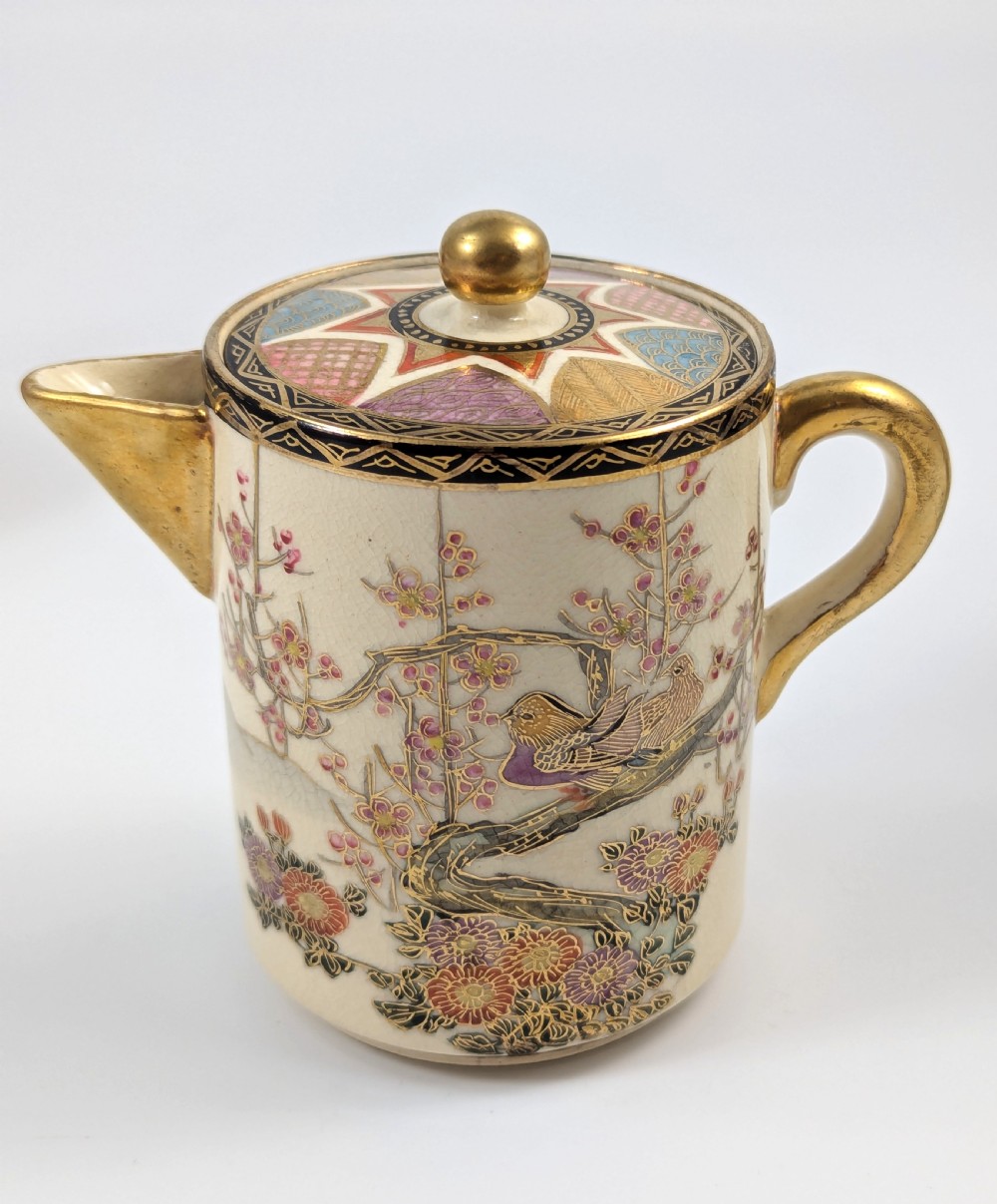 Satsuma, Earthenware Tea Set, Japan, c. 1890 View VII