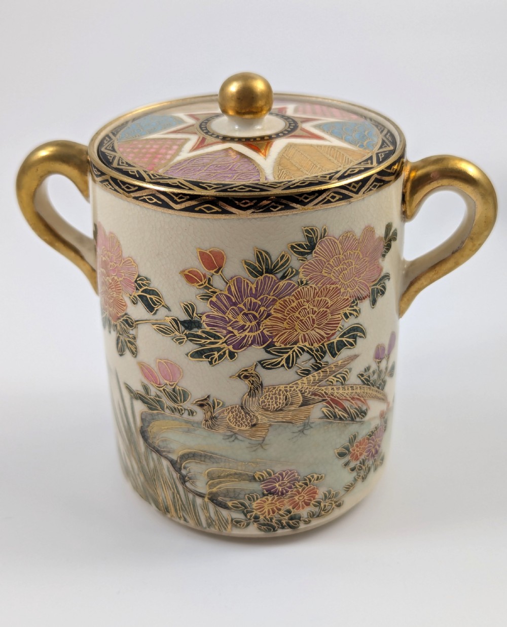 Satsuma, Earthenware Tea Set, Japan, c. 1890 View VIII