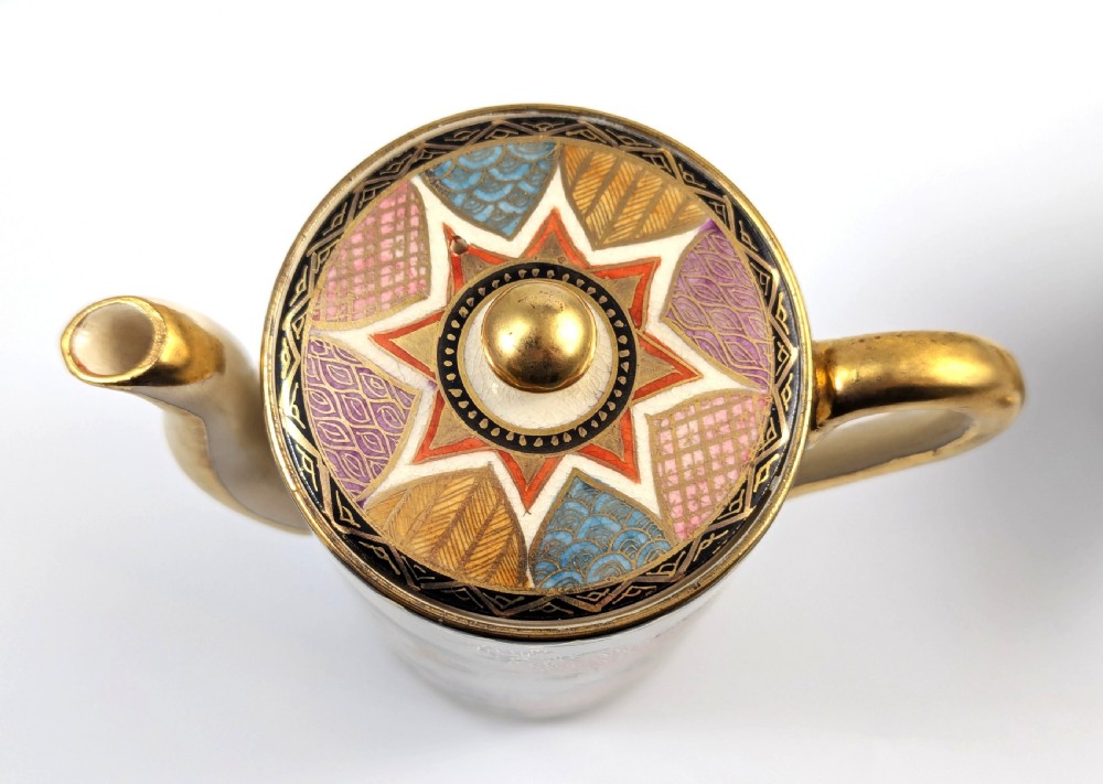 Satsuma, Earthenware Tea Set, Japan, c. 1890 View XIV