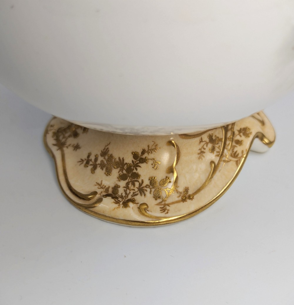  Doulton Burslem Vase, Hand-Painted,Rare1891 View XIII