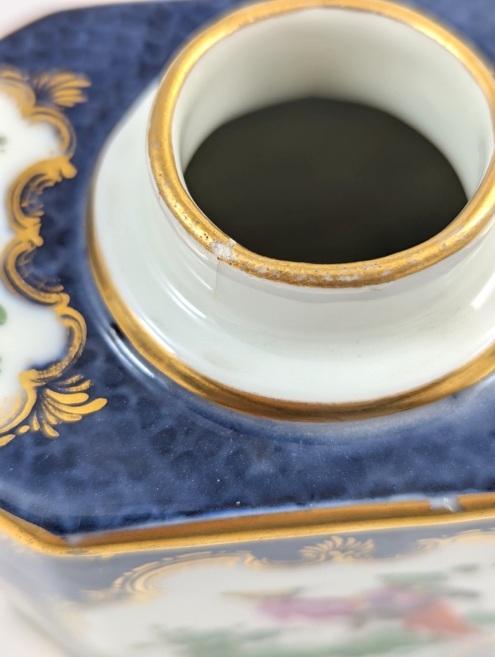 Antique and Rare Porcelain Tea Caddy, Samson, France, 1890 View XIV