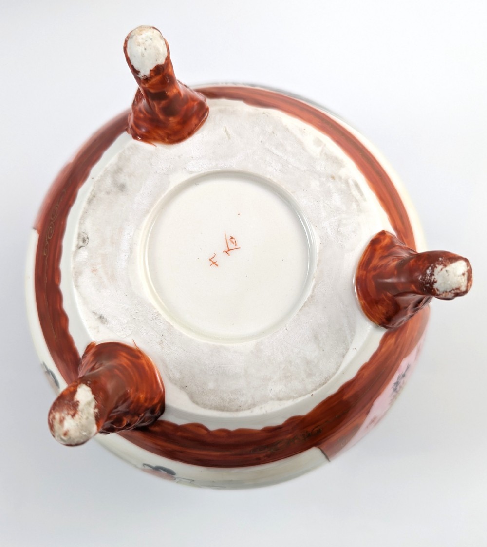 Exquisite Pair of Meiji Period Kutani Footed Jars, Japan  View X
