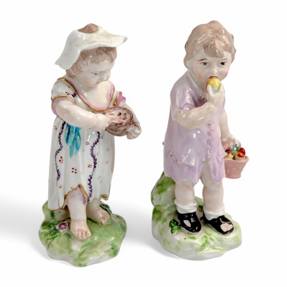 Derby soft-paste porcelain rare figurines 