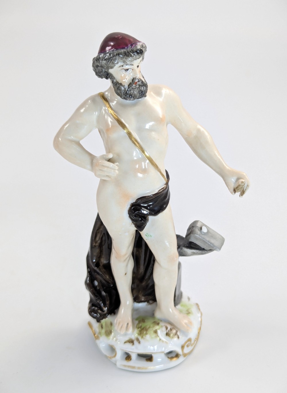 Samson Porcelain Figures Poseidon and Hephaestus, France c.1850. View VIII