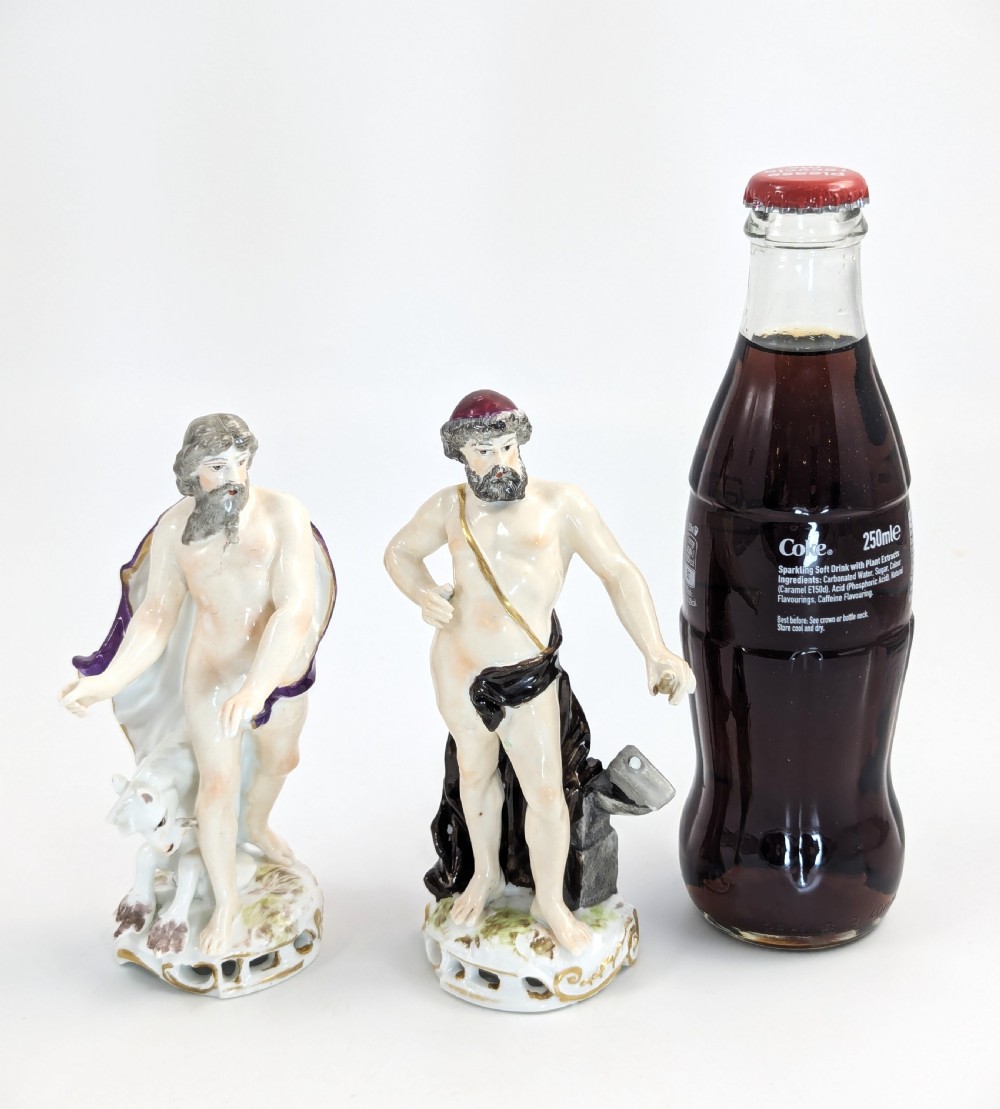 Samson Porcelain Figures Poseidon and Hephaestus, France c.1850. View IX
