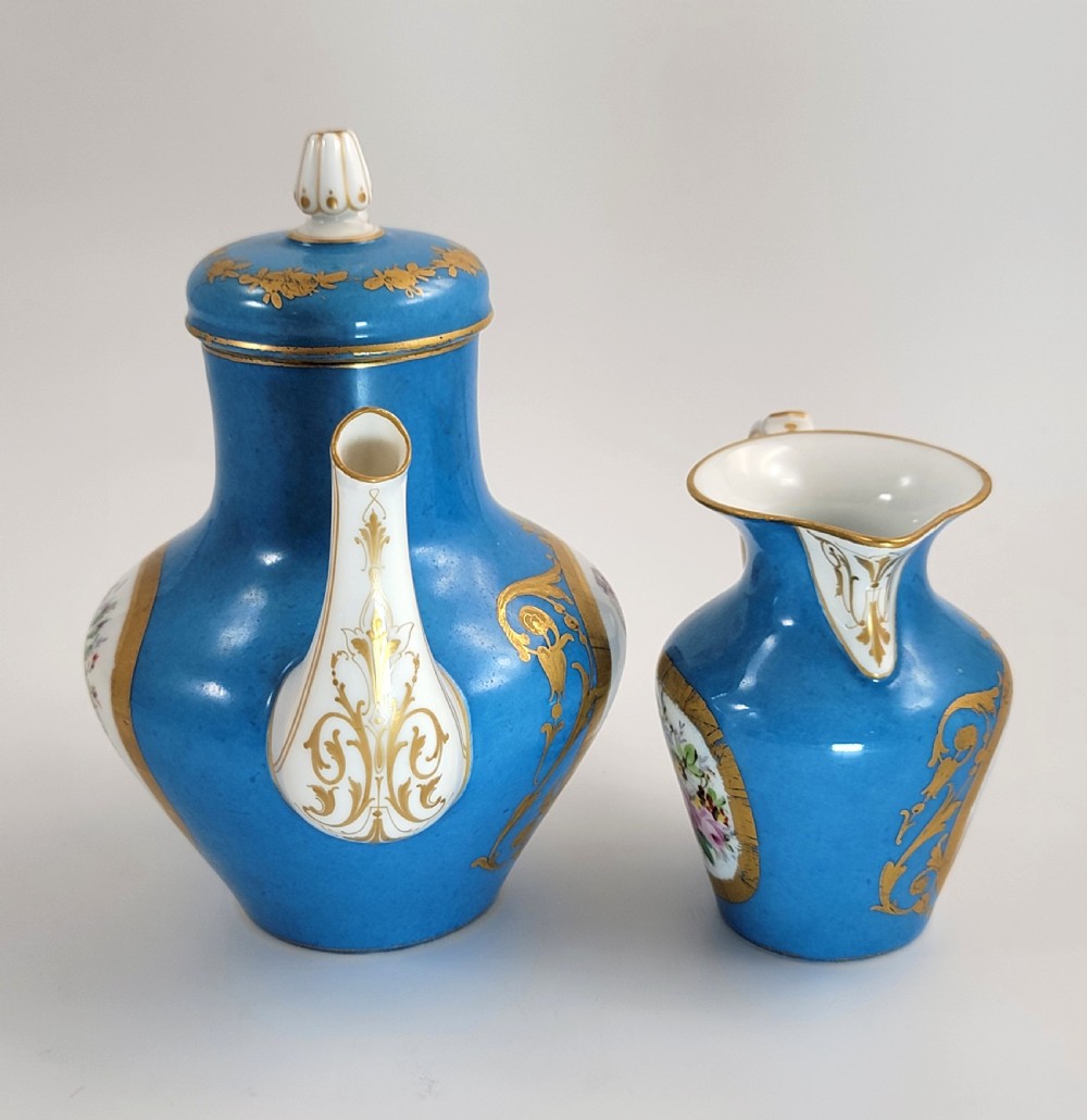 French Tête-à-Tête Tea Set, Sèvres Style with Portraits, Belle Époque, c. 1880–1890 View V