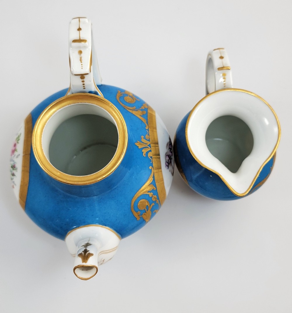 French Tête-à-Tête Tea Set, Sèvres Style with Portraits, Belle Époque, c. 1880–1890 View VI